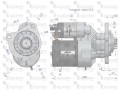 Rozrusznik z reduktorem typu Magneton MF4 Ursus 4512 9142743 Blue Line EXPOM KWIDZYN-33306