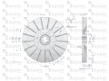 Wentylator alternatora EX257000 A120 Bizon EXPOM KWIDZYN eu-25289