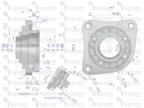 Głowica rozrusznika typu Magneton 9142702 Blue Line EXPOM KWIDZYN-56377