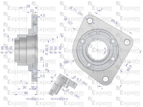 Głowica rozrusznika Case typu Magneton 9142748 Blue Line EXPOM KWIDZYN-56198