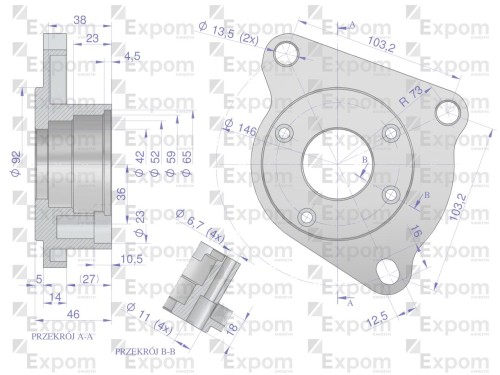 Głowica rozrusznika typu Magneton 9142765 Blue Line EXPOM KWIDZYN-57746