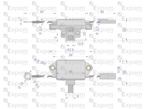 Regulator alternatora ze szczotkotrzymaczem 9515672EX C-385 Nowy Typ EXPOM KWIDZYN eu -25005