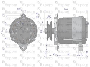 Alternator MTZ 72A EXPOM KWIDZYN eu