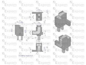 Szczotkotrzymacz ze szczotkami alternatora EX257000 A120 Bizon EXPOM KWIDZYN eu