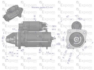 Rozrusznik MS 282, AZE4244, IS1378 typ Iskra EXPOM KWIDZYN eu 