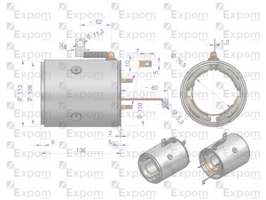 Stojan kompletny 8541000. 151100 R11 EXPOM KWIDZYN eu