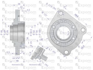 Głowica rozrusznika Case MF typu Magneton 9142720 Blue Line EXPOM KWIDZYN