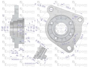 Głowica rozrusznika C-360 3P MF-3 typu Magneton 9142764 Blue Line EXPOM KWIDZYN