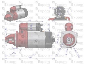 Rozrusznik R11G 12V 3kW MF4 EXPOM KWIDZYN eu