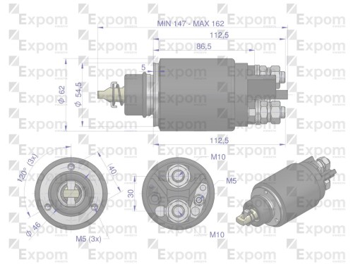 Wyłącznik rozrusznika MS101EX EXPOM KWIDZYN eu -28666