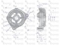 Pokrywa przednia alternatora 0123510074EX Nowy Typ EXPOM KWIDZYN eu-28599